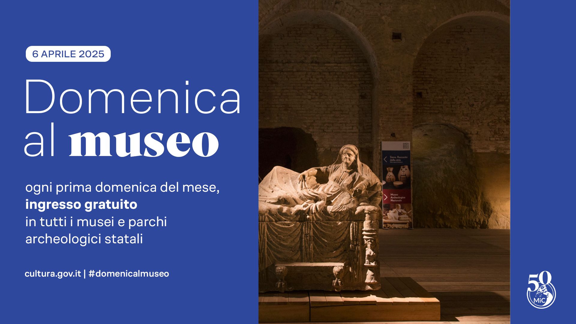 6 aprile 2025, Museo Archeologico Nazionale di Siena: "Domenica al Museo"